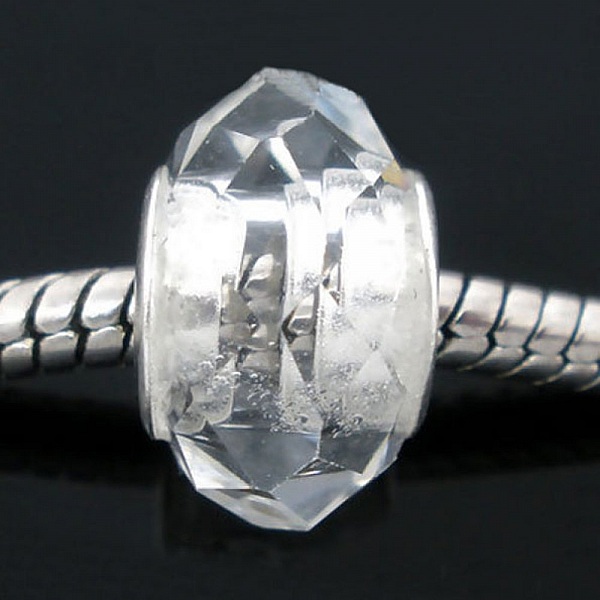 Perle N&deg;0108 transparent compatible europ&eacute;en