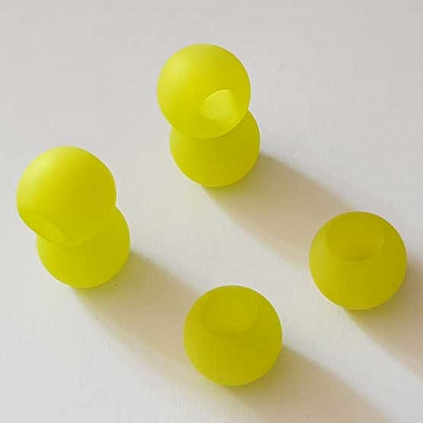 Perle Polaris Mat Ronde 14 mm Olivine 001 x 1 Pi&egrave;ce