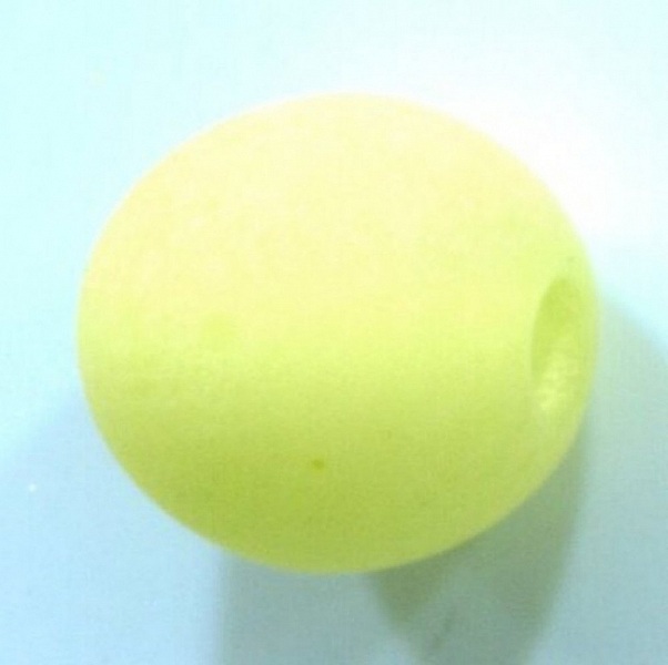 Perle Polaris Mat Ronde 12 mm Lime 01 x 1 Pi&egrave;ce
