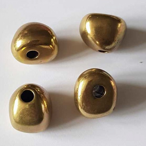 Perle Ronde 19/16 mm N&deg;01 Dor&eacute;