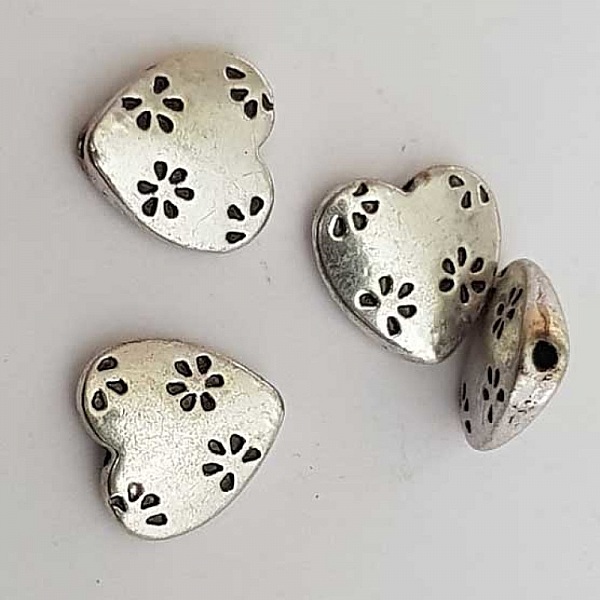 Perle divers en m&eacute;tal argent&eacute; 011