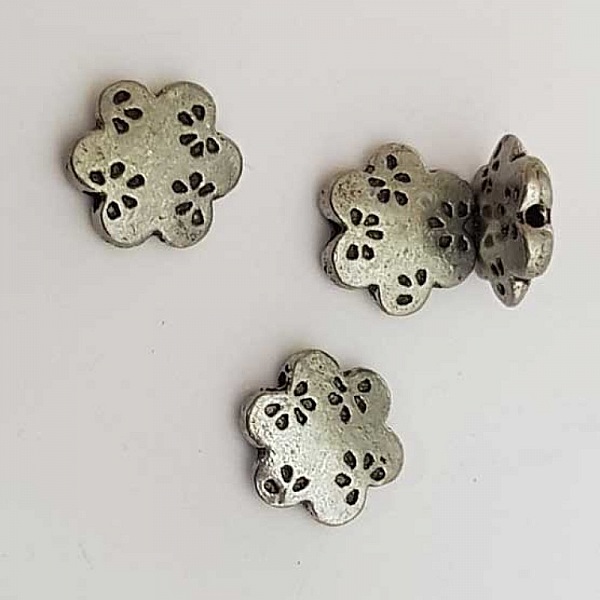 Perle divers en m&eacute;tal argent&eacute; 012 argent