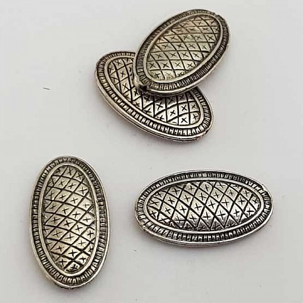 Perle divers en m&eacute;tal argent&eacute; 021 argent