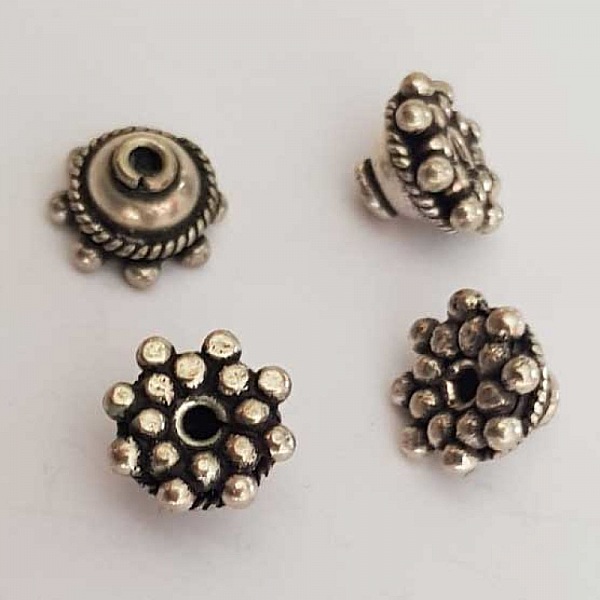 Perle divers en m&eacute;tal argent&eacute; 033 argent