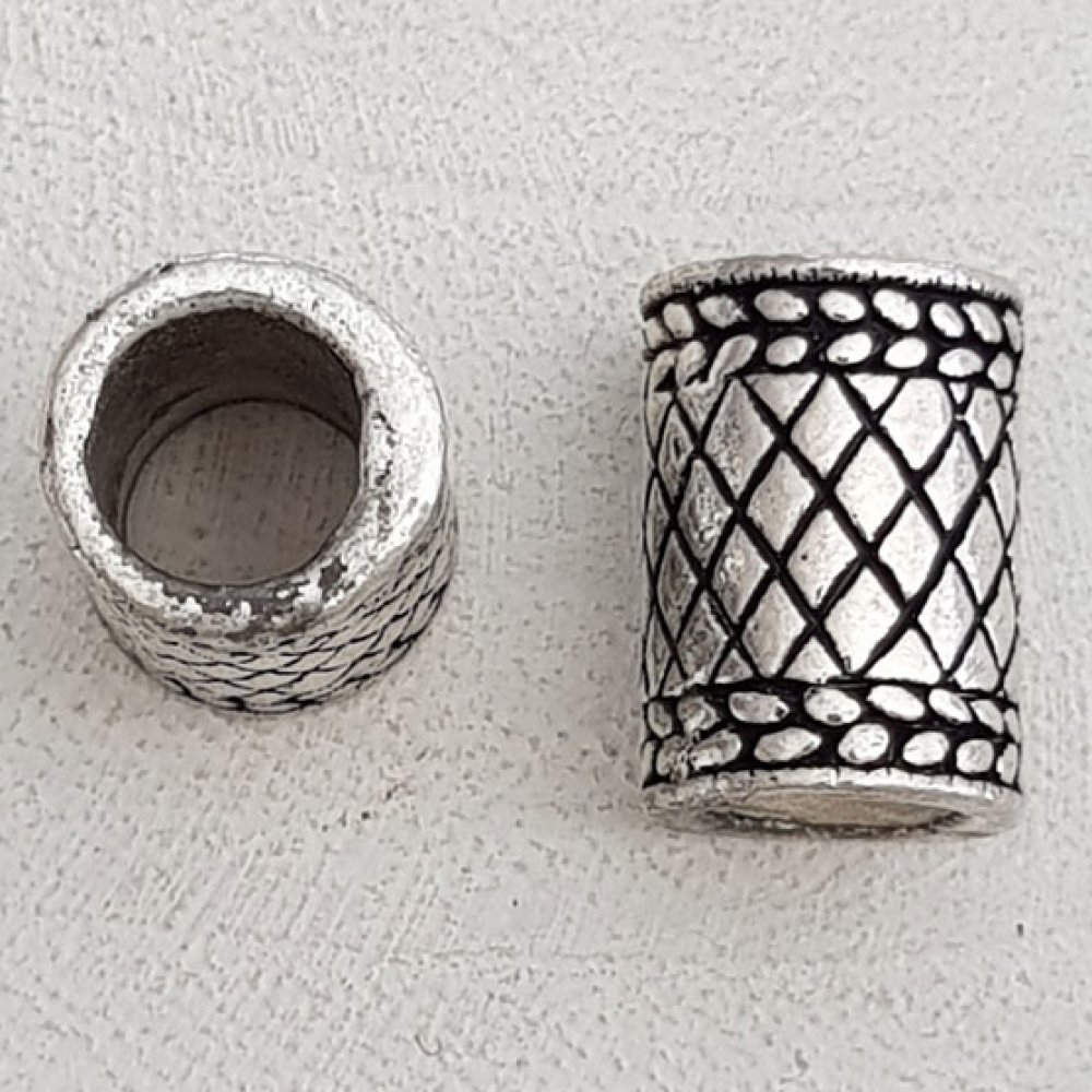 Silver rörpärla N°07