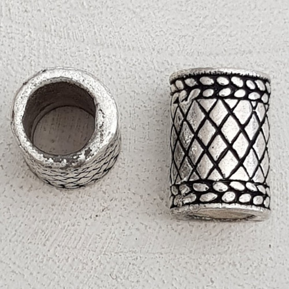 Silver rörpärla N°07