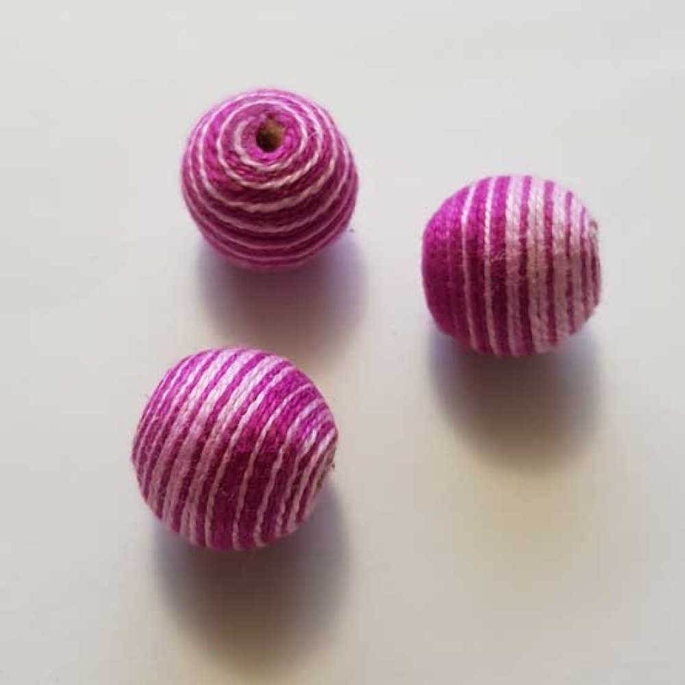 Pärla vävd tråd 19 mm violett