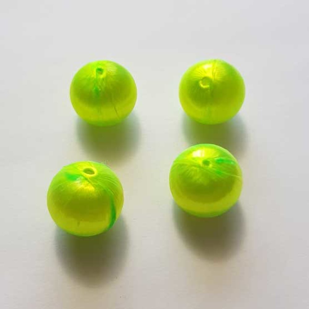 Vävd pärltråd 15 mm Fluo Green