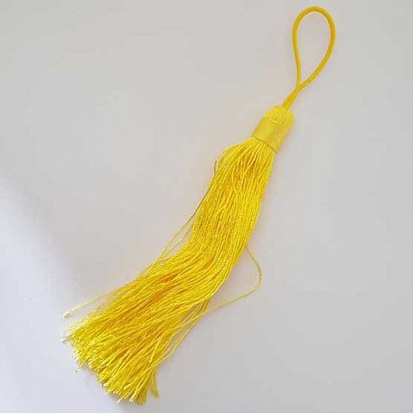 Pompon 180 mm N&deg;04 Jaune