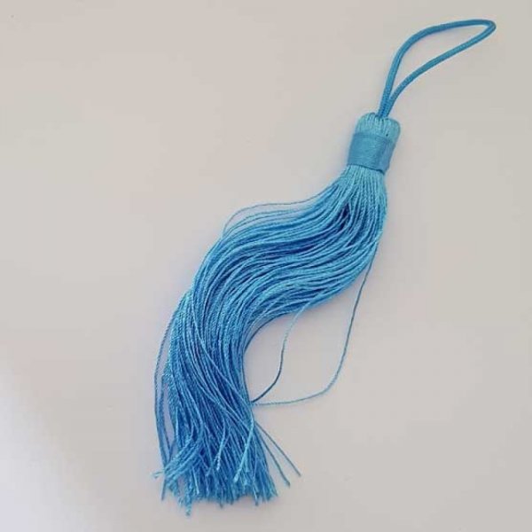 Pompon 180 mm N&deg;07 Bleu Clair