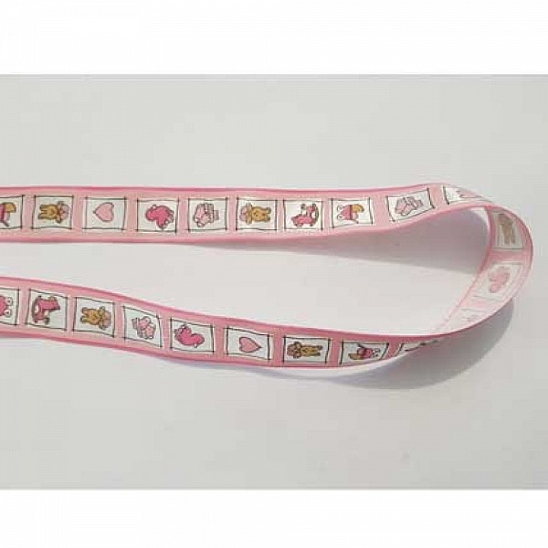 Ruban Galon 25 mm motif enfant N&deg;01
