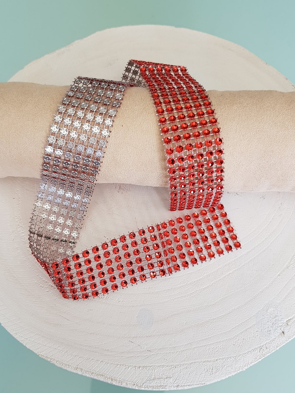 Strassband N&deg;03 R&ouml;d per 0,50 cm.