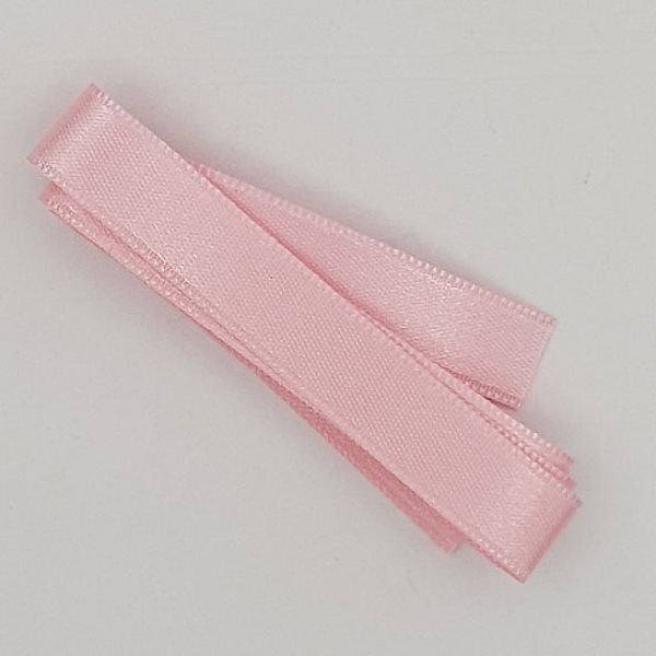 Ruban satin Rose Clair double face de 16 mm x 1 m&egrave;tre