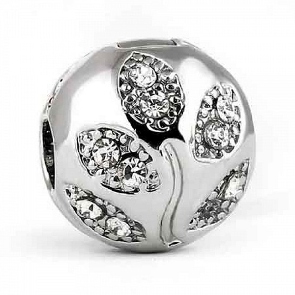 Stopper N&deg;44 Argent Strass Blanc