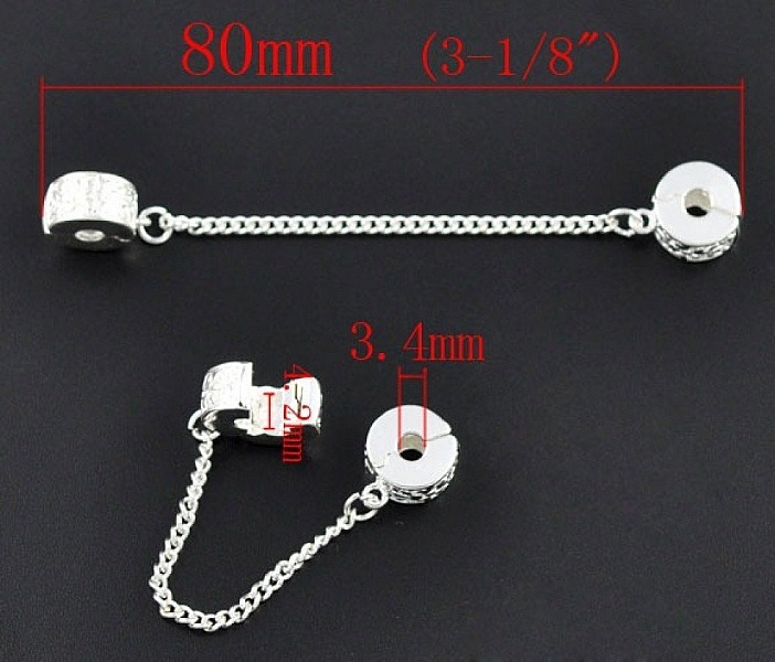 S&auml;kerhetsstopp N&deg;02-01 Silver