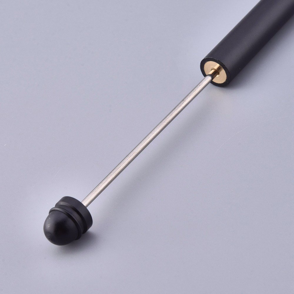 Pennan för dekoration av metallpärlor svart N°02
