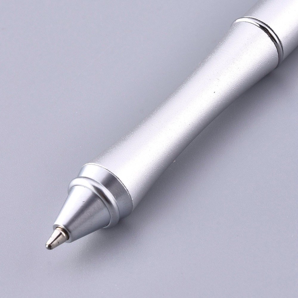 Pennan för dekoration av metallpärlor Silver N°02