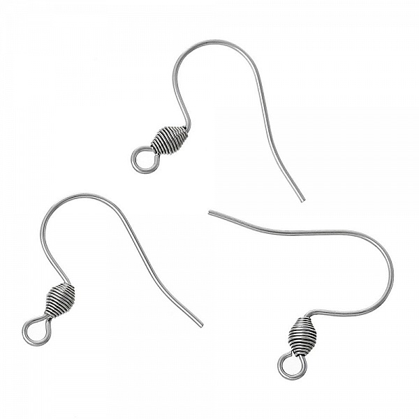 &Ouml;rh&auml;ngeh&aring;llare rostfritt st&aring;l krok N&deg;01 X 1 par