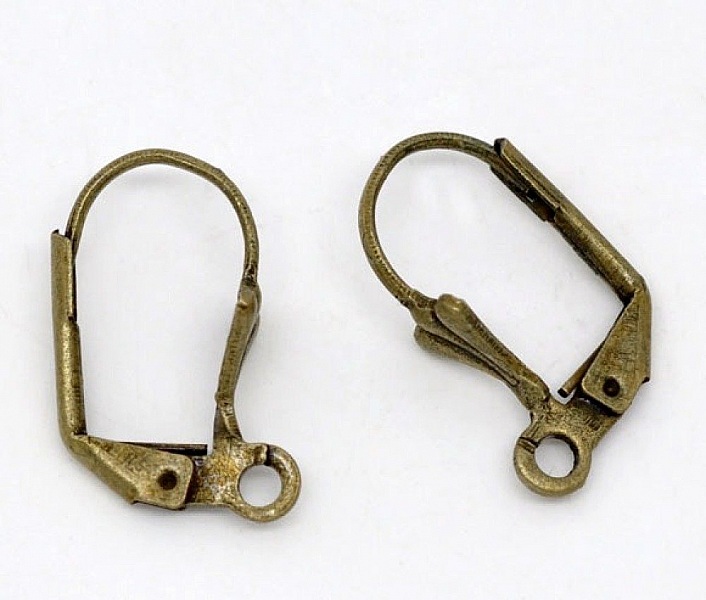 Support Boucle d'oreille Dormeuse N&deg;09 x 25 Paires