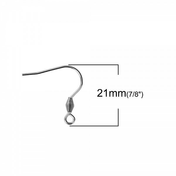 &Ouml;rh&auml;ngeh&aring;llare Rostfritt st&aring;l krok N&deg;04 x 1 par