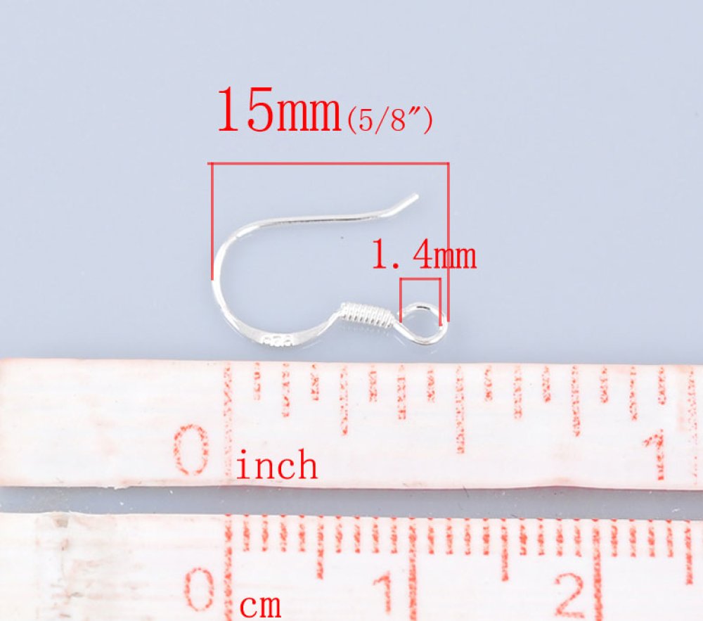 Krok örhängehållare i silver 925 N°02 x 1 par