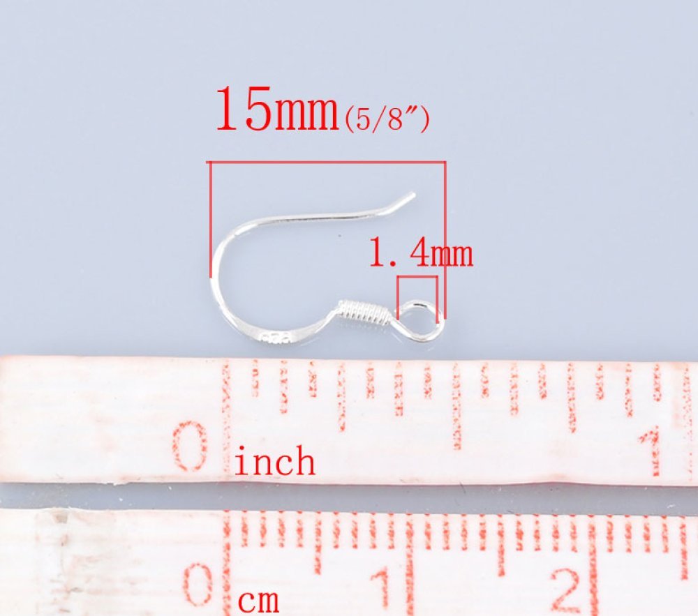 Krok örhängehållare i silver 925 N°02 x 1 par