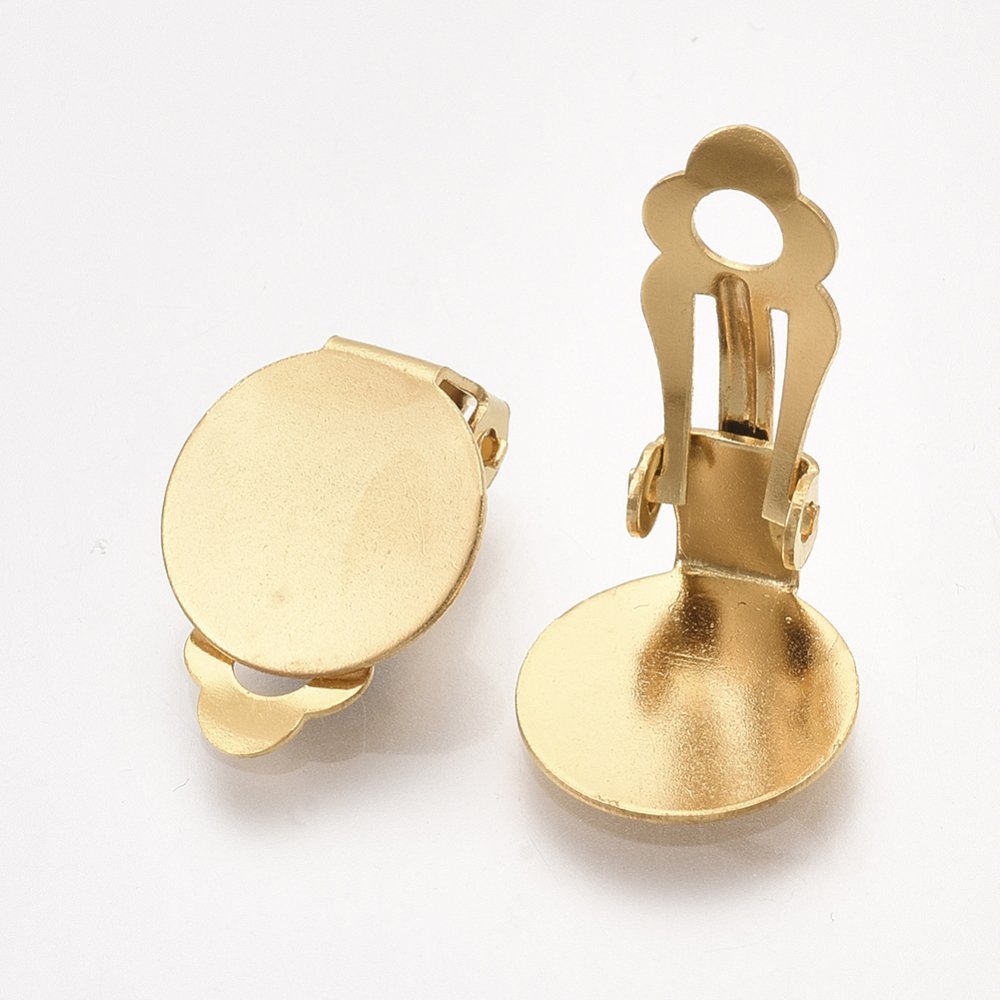 Örhängehållare Clips Tray Rostfritt stål Guld N°02