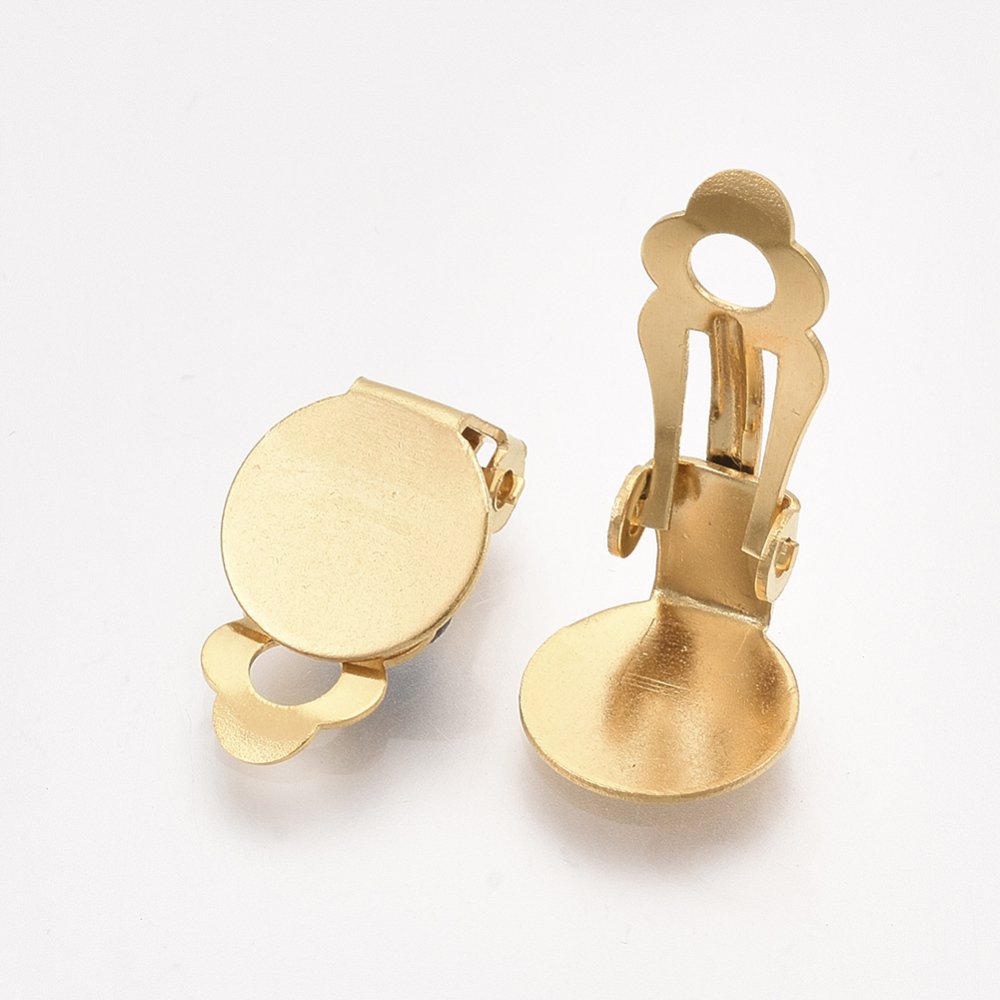 Örhängehållare Clips Tray Rostfritt stål Guld N°03