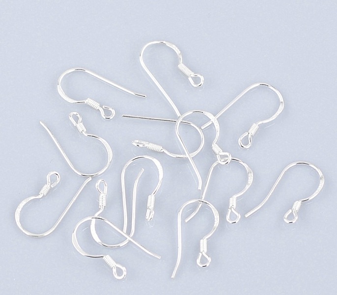 Krok &ouml;rh&auml;ngeh&aring;llare i silver 925 N&deg;08 x 1 par