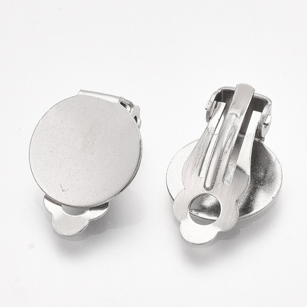 Örhängehållare Clips Silver Stainless Steel Plate N°02
