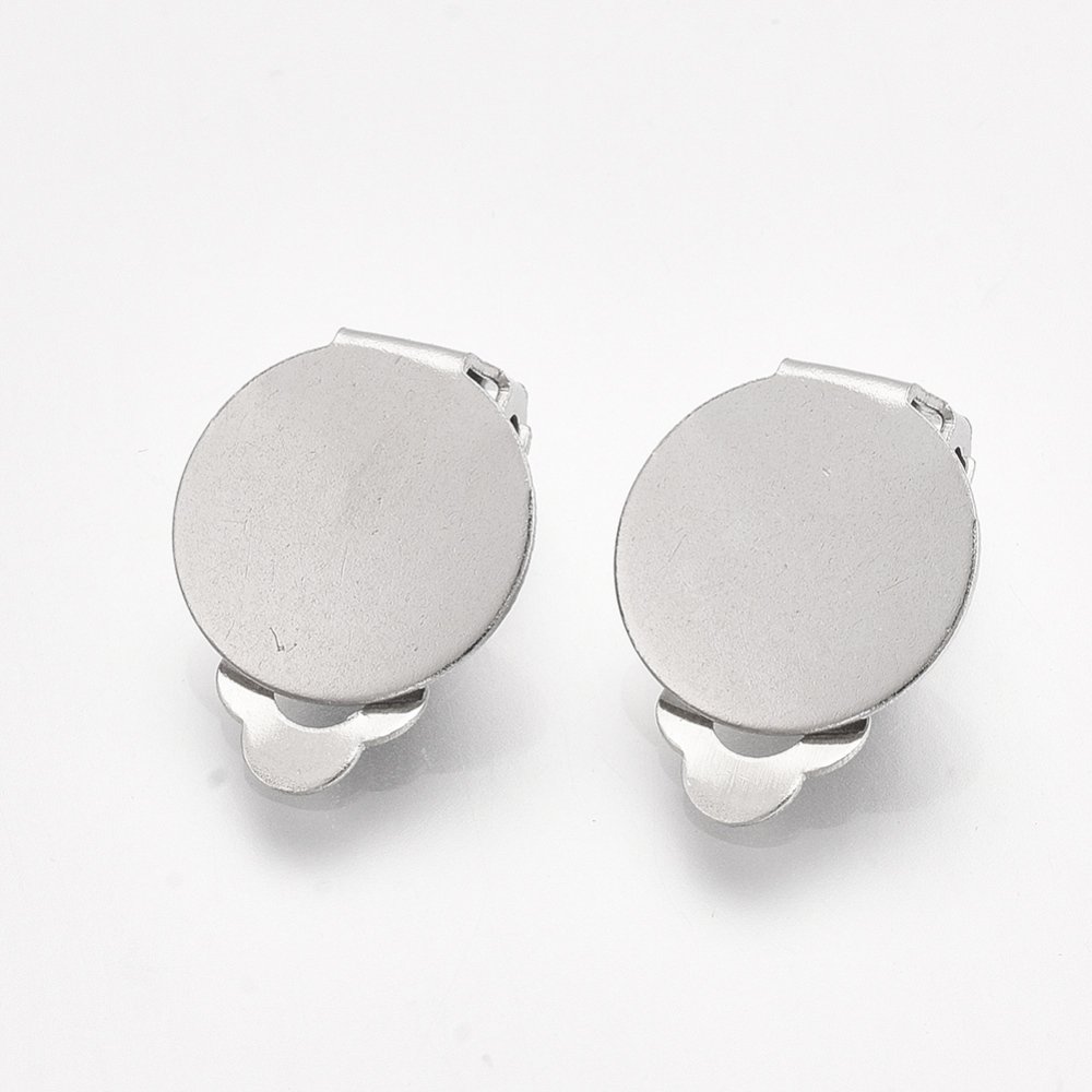 Örhängehållare Clips Silver Stainless Steel Plate N°02