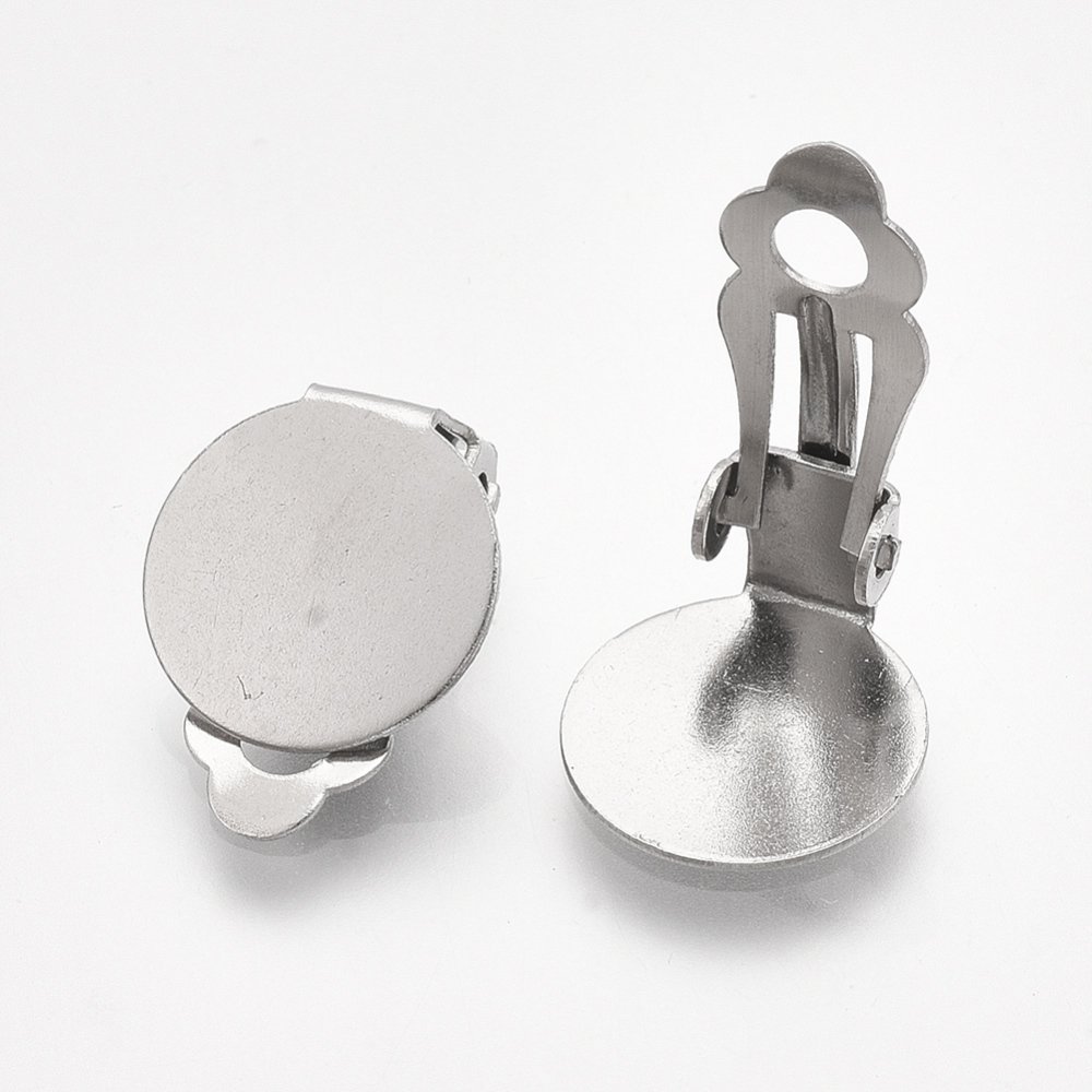 Örhängehållare Clips Silver Stainless Steel Plate N°02