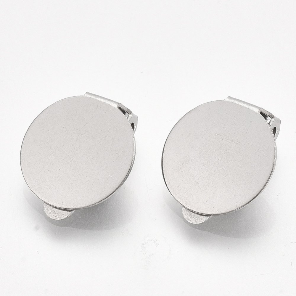 Örhängehållare Clips Silver Stainless Steel Plate N°01