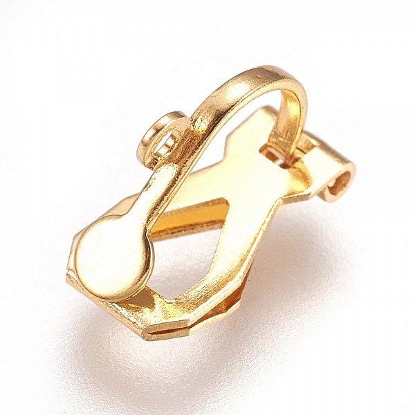 &Ouml;rh&auml;ngeh&aring;llare rostfritt st&aring;l Clip N&deg;05 x 1 par guldpl&auml;terad