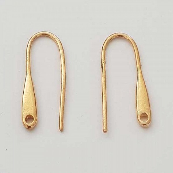 Support Boucle d'oreille Hame&ccedil;on N&deg;24 Dor&eacute;