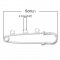 Broschhållare Silver 3 ringar 50x15 mm N°002-par1 