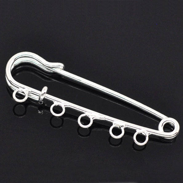 Stifthållare Sjuksköterska Pin Silver 5 ringar 50x15 mm N°001-par1 