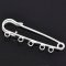 Stifthållare Sjuksköterska Pin Silver 5 ringar 50x15 mm N°001-par1 