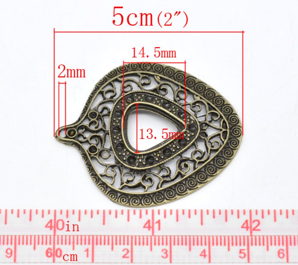 Cabochonhållare N°03 Brons