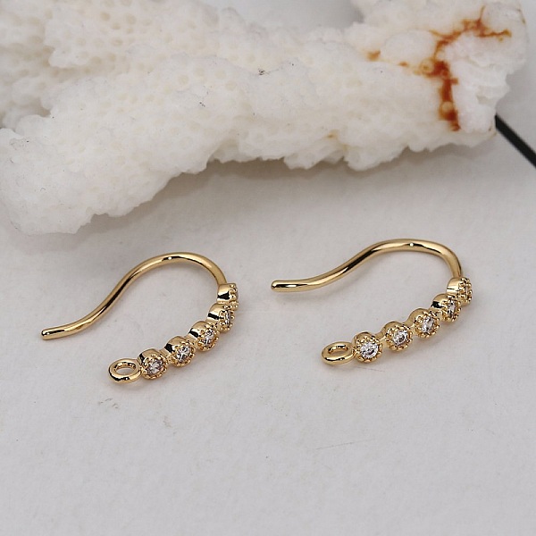 &Ouml;rh&auml;ngeh&aring;llare N&deg;29 Guldpl&auml;terad krok och Strass