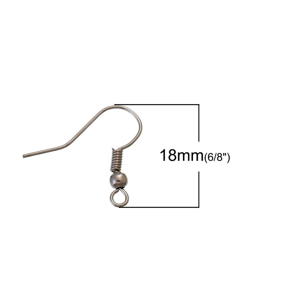 Örhängehållare Hook N°23 Blandat x 125 par.