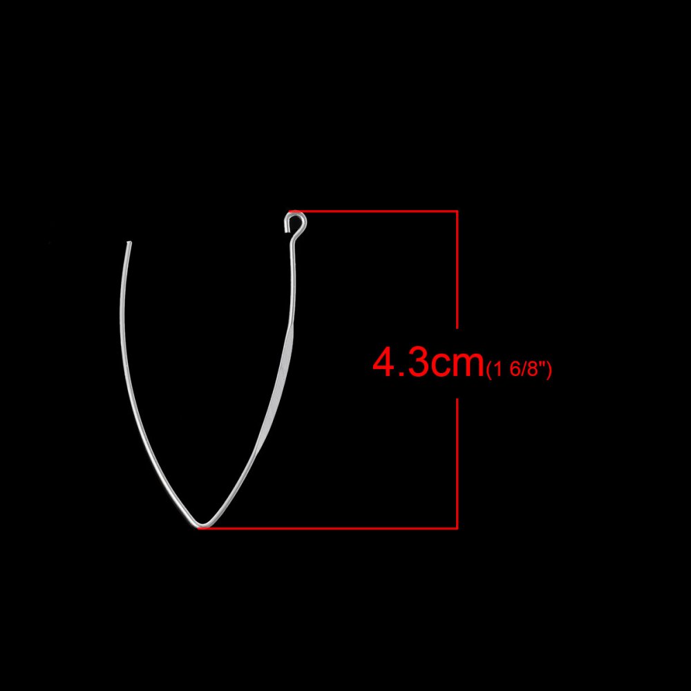 Furcula stil örhängehållare Silver N°01