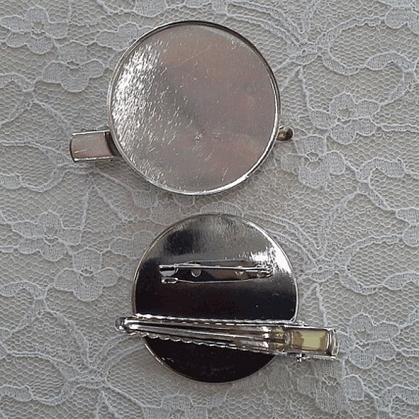 Spindelst&ouml;d - Silverf&auml;rg 60 mm.