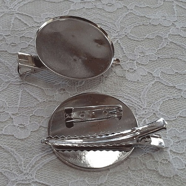 Spindelst&ouml;d - Silverf&auml;rg 60 mm.