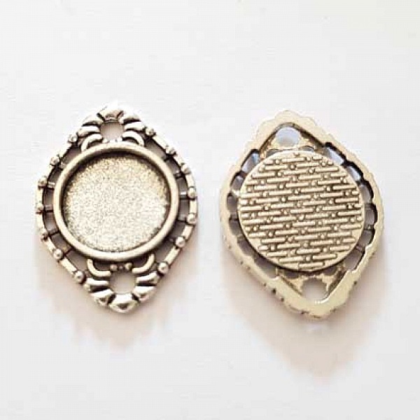 Support cabochon 14 mm N&deg;03-2 Anneaux