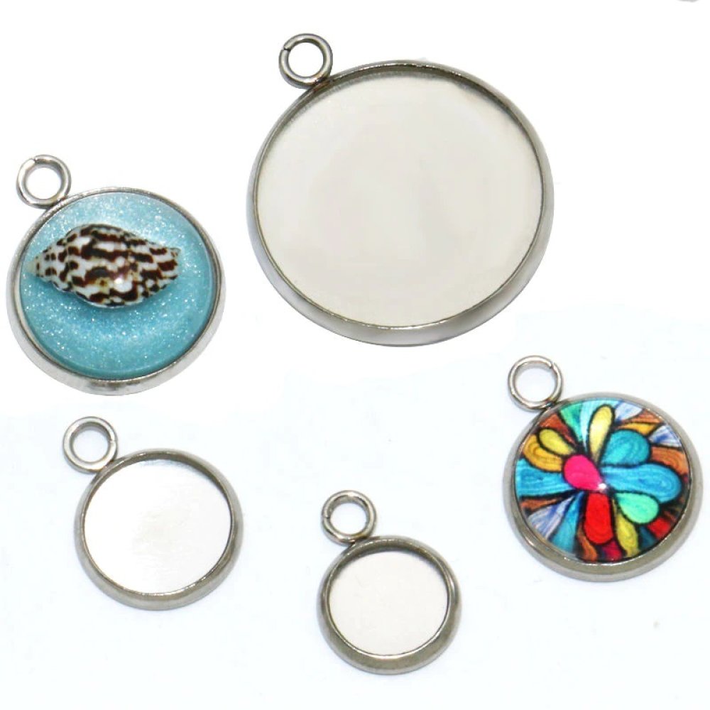 Kapstöd 25 mm Rostfritt stål N°05 Sluten ring