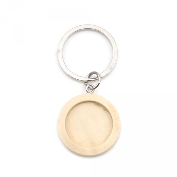 H&aring;llare f&ouml;r nyckelring 20 mm Tr&auml; N&deg;01