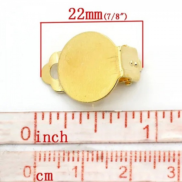 &Ouml;rh&auml;ngena st&aring;r Clips Tray N&deg;01 2nd Choice x 20 par guld