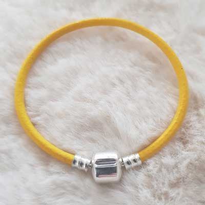 Europeiskt klipparmband vanligt 01 från 15 till 23 cm gul