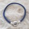 Europeiskt klipparmband vanligt 01 FRÅN 15 TILL 23 CM Blå